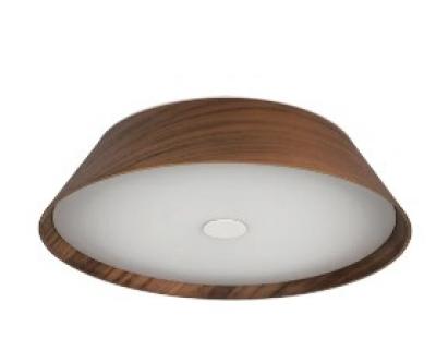 Noyer 330mm 25W Walnut Timber LED Oyster